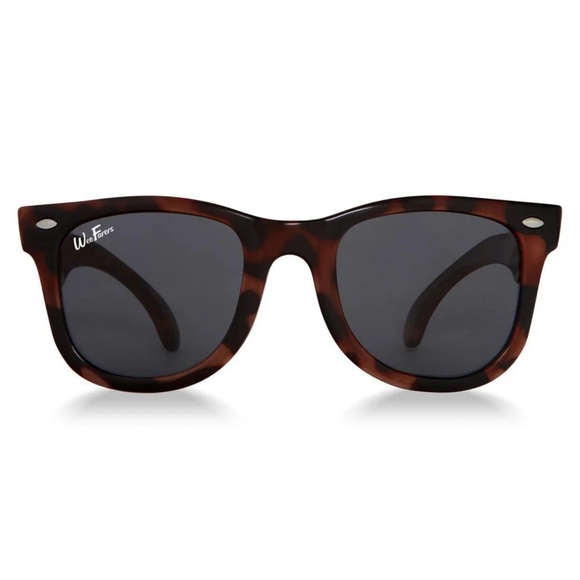 WeeFarers® Original Tortoise Shell Sunglasses for Kids Ages 2-3 years - Picture 2 of 8